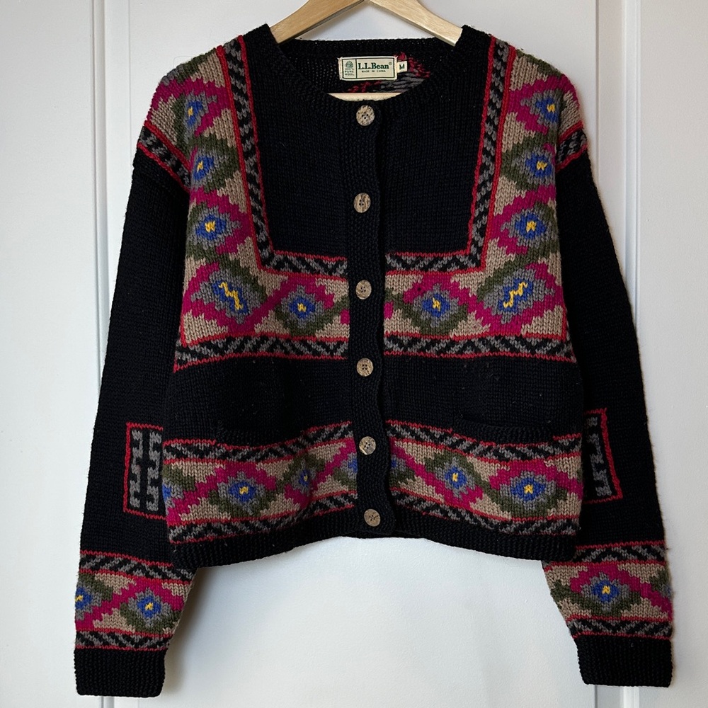 L.L. Bean Vintage Cardigan - Picture 2 of 10